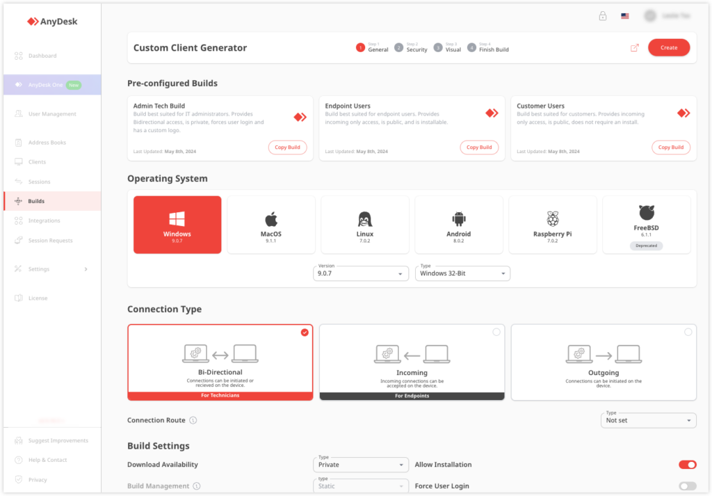 制作 AnyDesk 企业自定义客户端