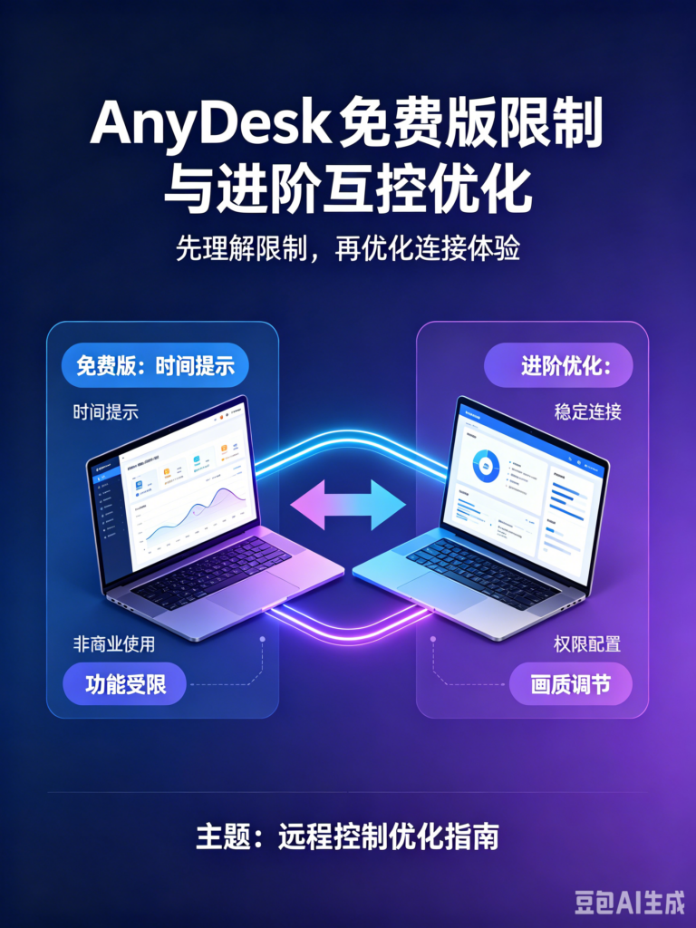 AnyDesk 苹果控安卓只能看