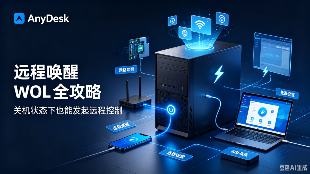 AnyDesk WOL 教程