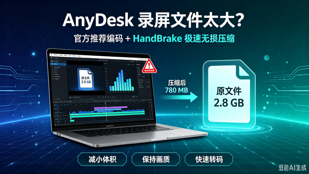 AnyDesk 录屏压缩